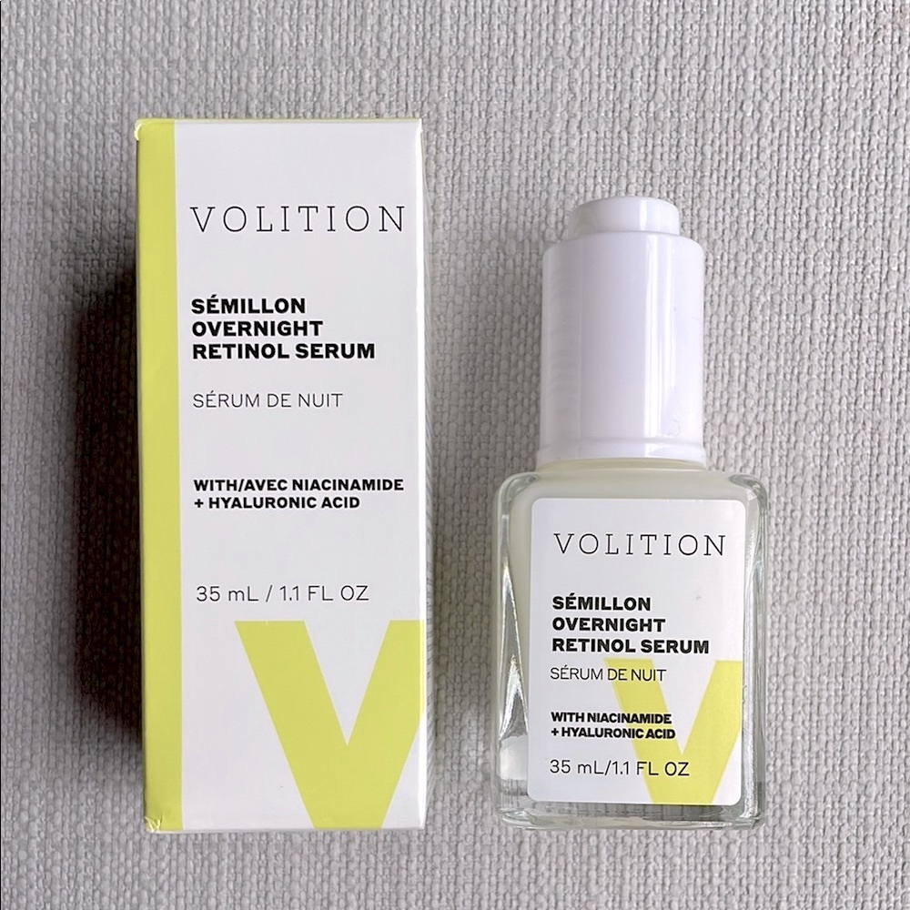 VOLITION Semillon Overnight Retinol Serum with Niacinamide + Hyaluronic Acid